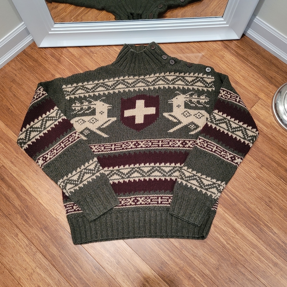 WINTAGE RALPH LAUREN MEN'S SWEATER SIZE M
